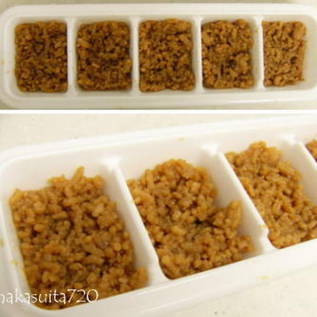 鶏そぼろ＆アスパラとミンチの中華炒め&焼きそばの冷凍