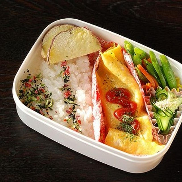 ◆ひき肉オムレツ弁当