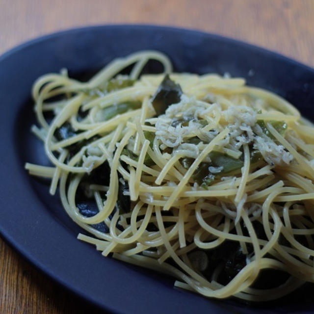 しらすと生わかめのパスタ By Himawariさん レシピブログ 料理ブログのレシピ満載