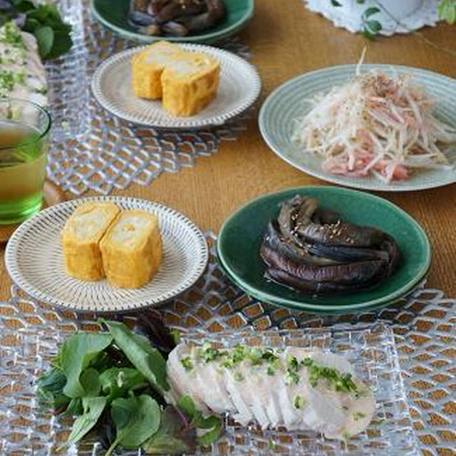 茹で鶏むね肉のタラコマヨソースがけ