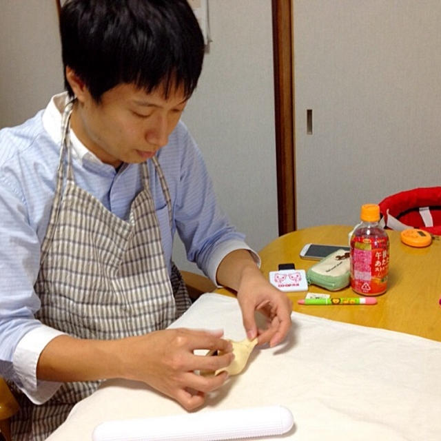 パパとママが頑張って作ってくれたあんぱんレッスン