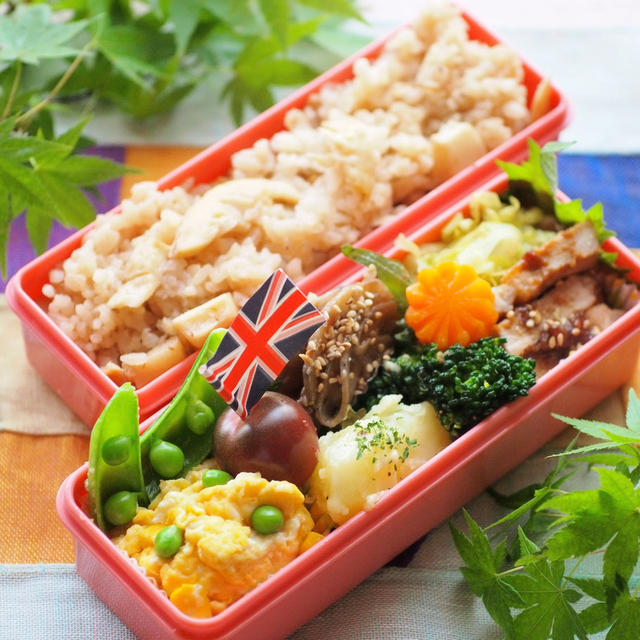 筍ごはんのお弁当