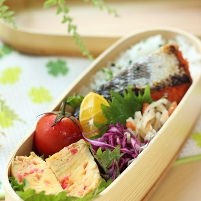 カフェ弁当★焼き魚弁当