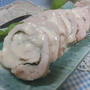 レンジで7分☆　たっぷりチーズソースで♪　バジルロールチキン
