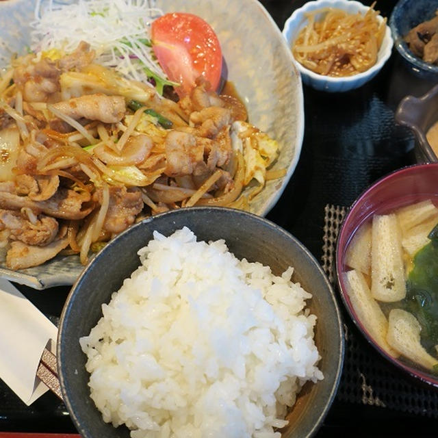 丸屋の生姜焼きをついに～☆喜多見