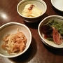 羊肉を北京料理で喰む 2：前菜４種のうち…