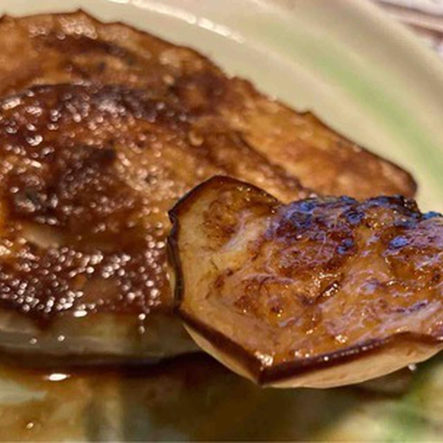 【recipe】白なすの生姜焼き