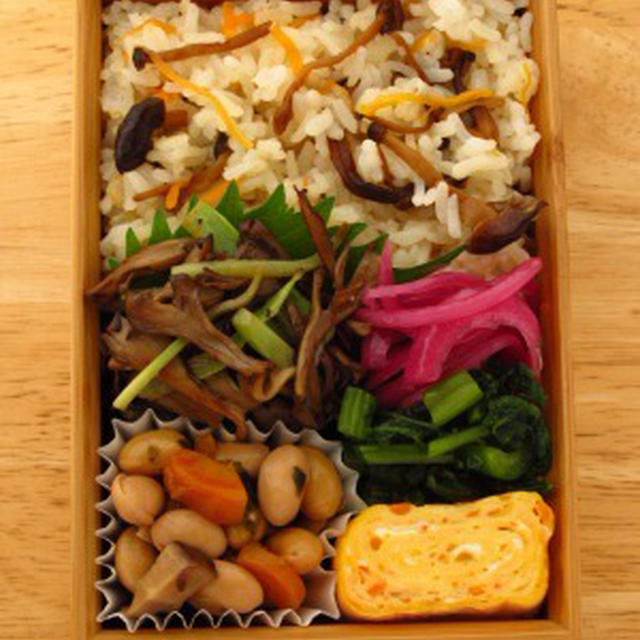 舞茸とブロッコリーの芯のバター炒め