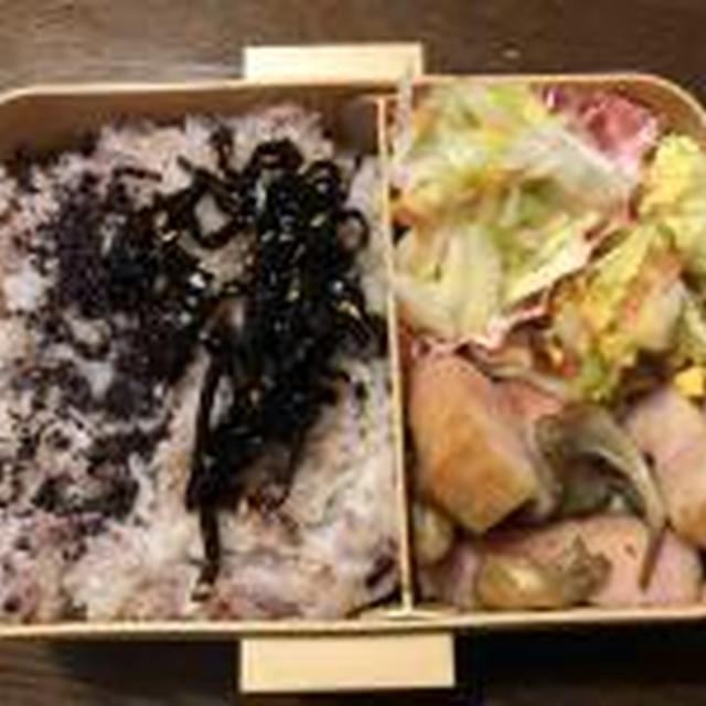 夫のお弁当 
