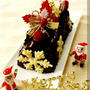 * クリスマスケーキ・ブッシュドノエル♪