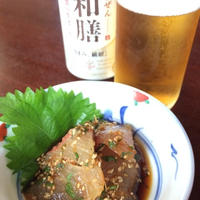 刺身のごま醤油あえ