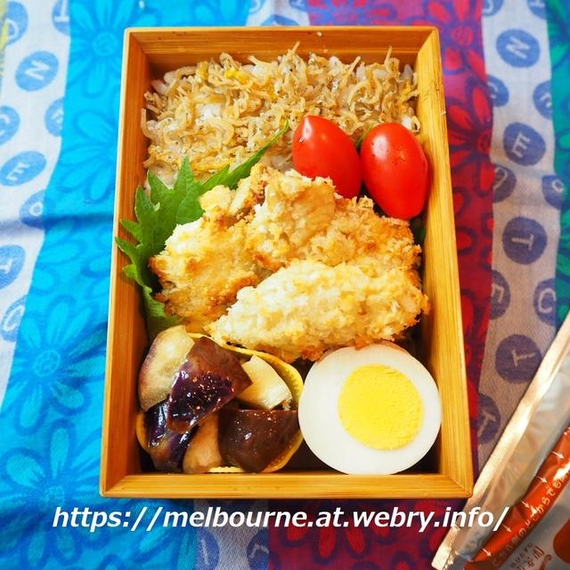 つくおき常備菜 と 白身魚のフライのお弁当