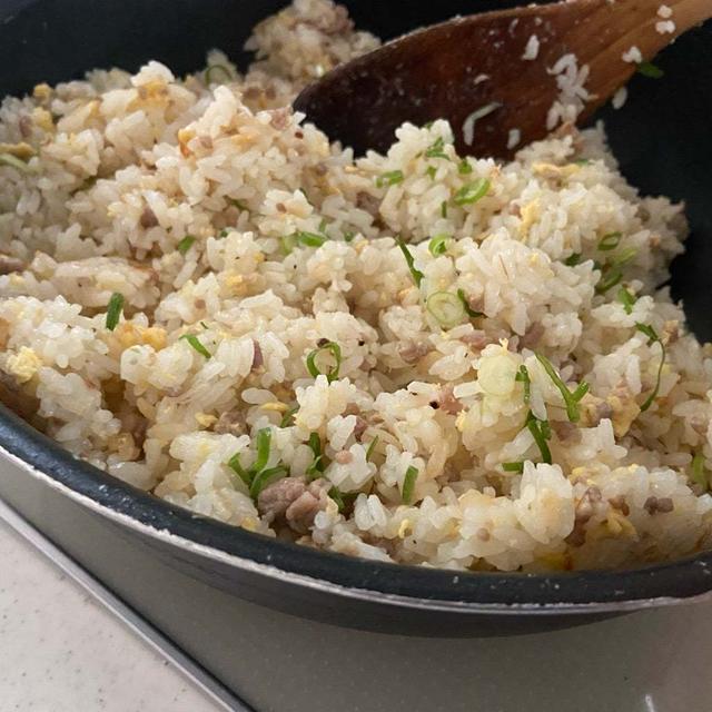 塩麹豚ひき肉で美味しい炒飯♡ずーっと食べたかったもの。