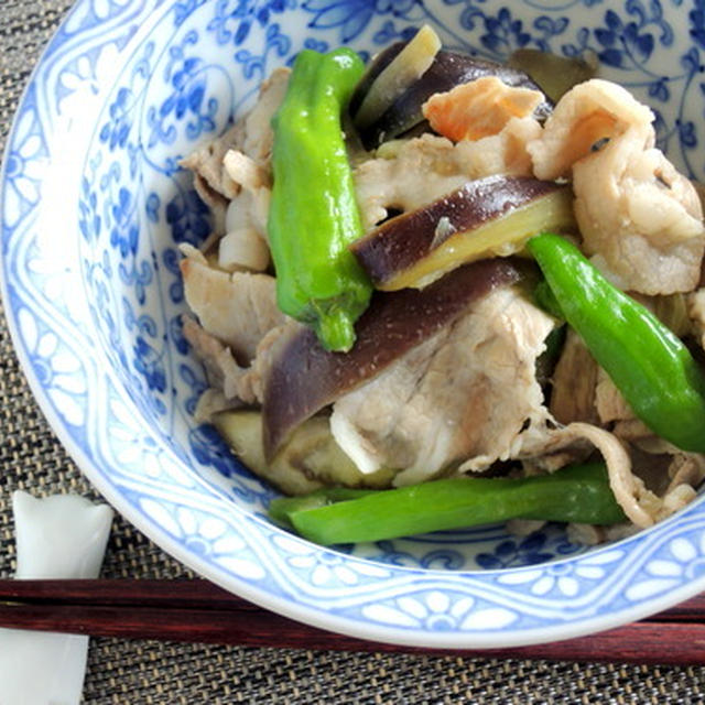 メイン料理にも、おつまみにも☆豚肉とナスのさっと煮