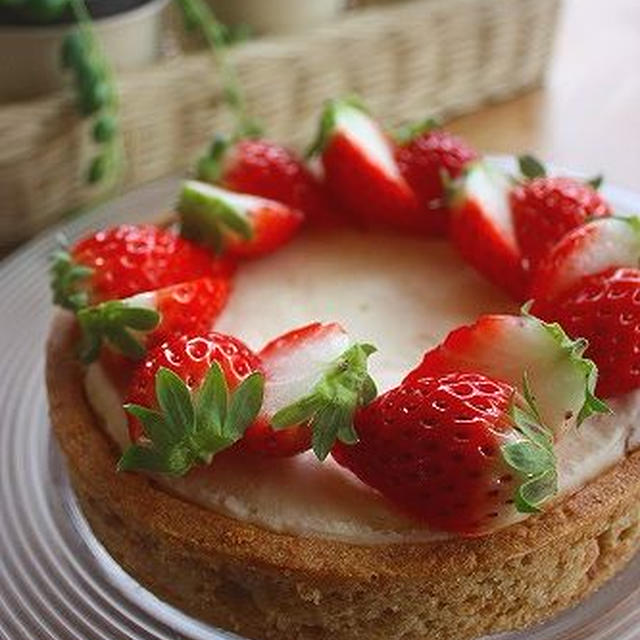 イチゴのチーズタルト