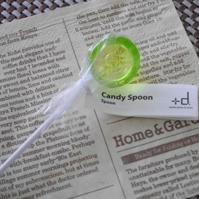 【お試しレポ】+ｄ.(プラスディー)ブランド、Candy Spoon (マドラースプーン ) / 【うちレシピ】梅シロップを作った青梅で作る★梅ジャム