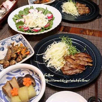 ◆冬瓜サラダと冬瓜煮つけおうちごはん♪～ゆるやか糖質制限中♪