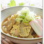 ごぼう入り親子とじうどん