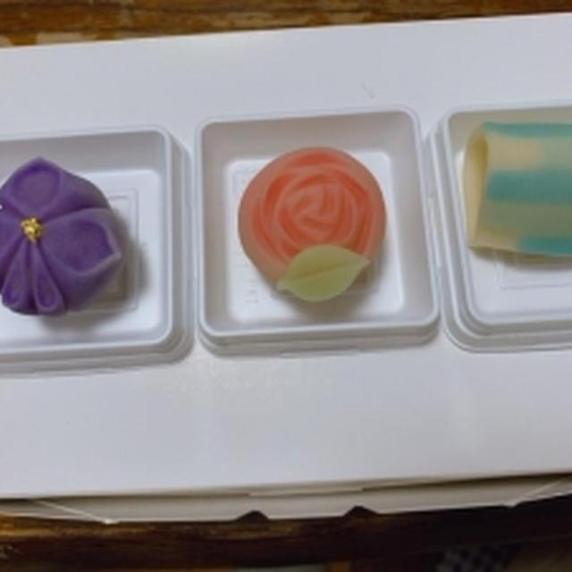 和菓子を習いに　5月