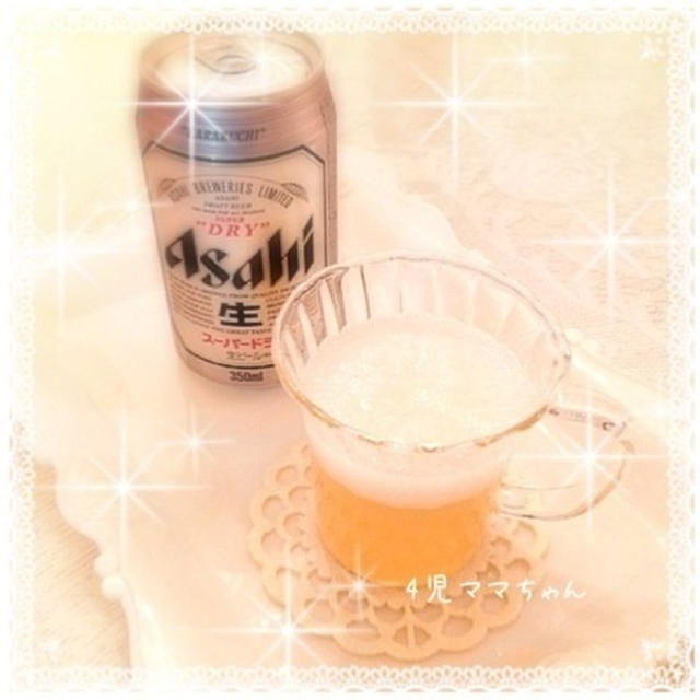 簡単・寒天スィーツ☆レシピ 「ビールに見える？」
