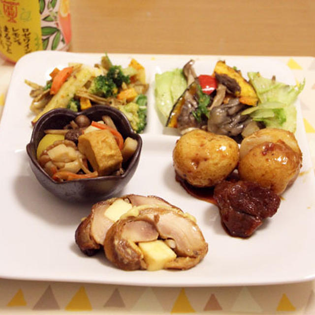 中食 デパ地下お惣菜とサラダ チーズ盛り合わせ ﾉ ﾉ いいまつがい By Shinkuさん レシピブログ 料理ブログのレシピ満載