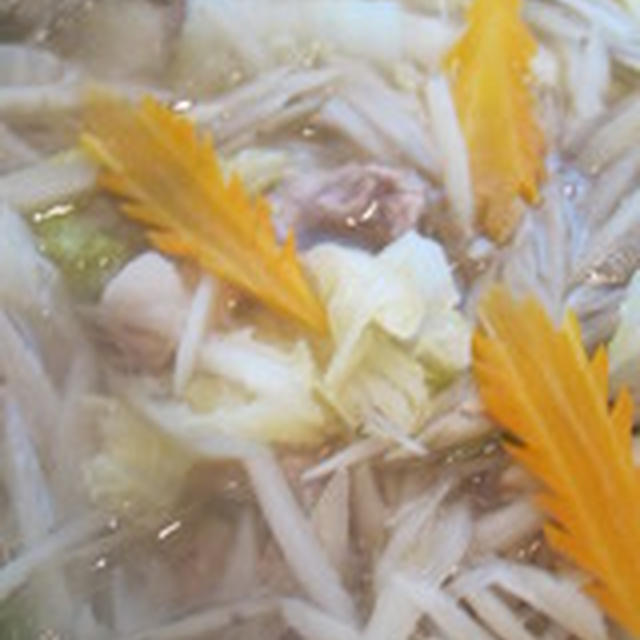 「豚肉と牛蒡の鍋」