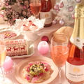 ピンクの泡でピンククリスマス＆道頓堀今井「季節のごはん」