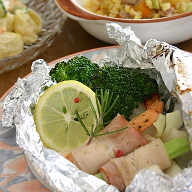 海老とブロッコリーのホイル焼き By 小春さん レシピブログ 料理ブログのレシピ満載