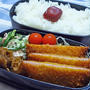 ハマチ照り焼き弁当と、ハムカツ弁当