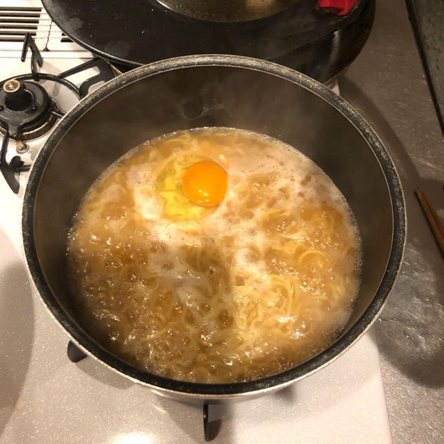 受験生の夜食です「ネギチャーシュー麺」