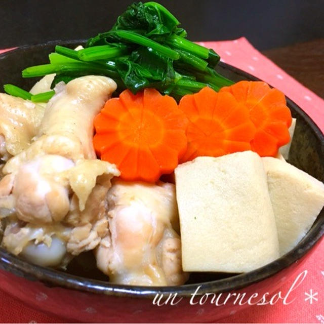 美容効果に♪鶏肉と高野豆腐の含め煮♡レシピ