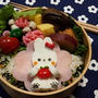【キャラ弁】はんぺんで可愛いうさぎさん弁当