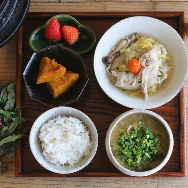12/22朝ごはんと南部鉄器鍋