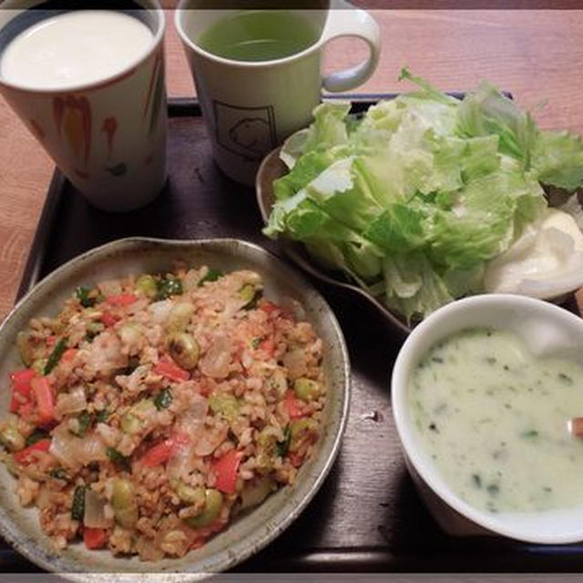 秘伝豆入り炒飯