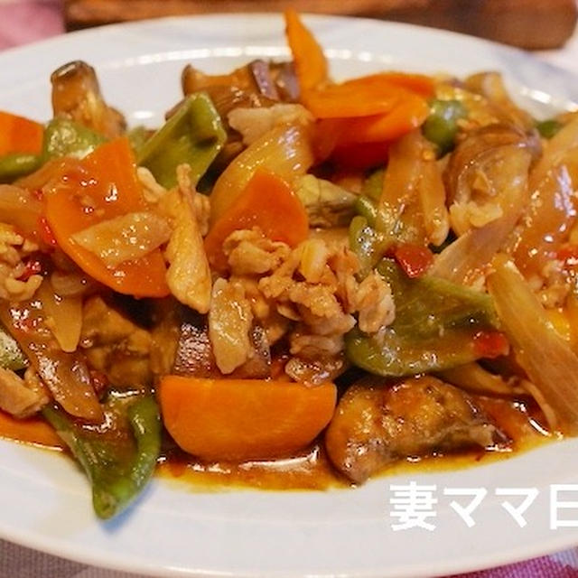 おうち中華「茄子とピーマン肉炒め・春雨サラダ・水餃子」♪　Chinese dishes