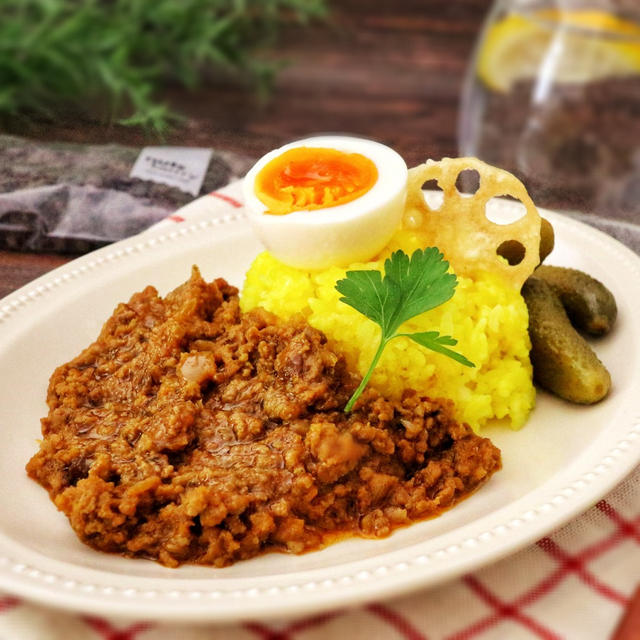 カレーの日　スパイスで作るキーマカレー