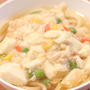 残り物でもちゃんとおいしい♪あんかけうどんであったか晩ごはん♪