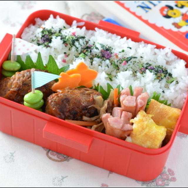 ハンバーグのお弁当＊＊