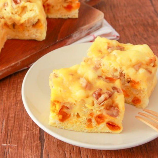 ホットケーキミックスで作る「かぼちゃ蒸しパン」はレンジで簡単時短！