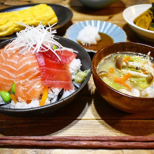 夏はやっぱり酢めし【おうちごはん＊献立】出し巻き玉子