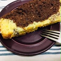 ケーキのようなホットケーキミックスで焼きっぱなしマーブルケーキ