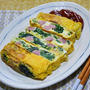 ほうれん草とポールウインナーの玉子焼き（バター風味）