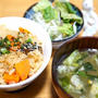 鯖の味噌煮缶の炊き込みご飯☆