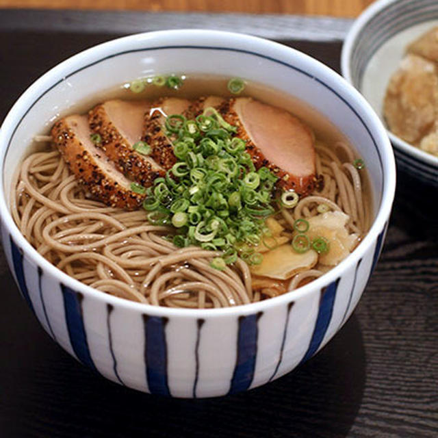 鴨南蛮と里芋の竜田揚げ