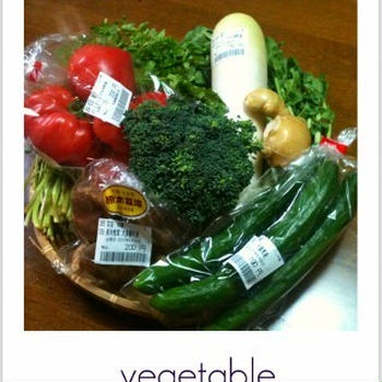 新鮮朝採り野菜は、やっぱりおいしい！