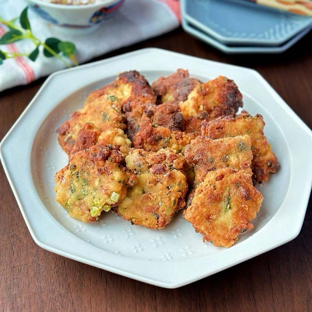 手が止まらんうまさ☆焼肉のたれで作る納豆豆腐お焼き