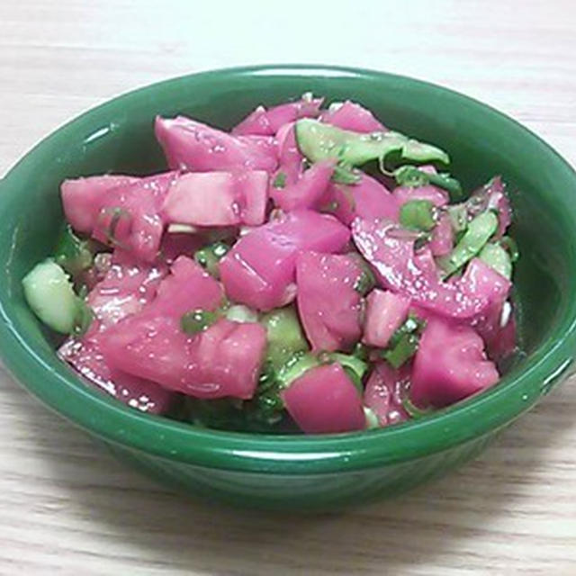 殿堂入りの「トマトときゅうりのパクパクサラダ」作ってみました。