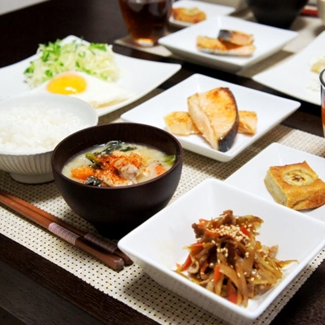 ずいぶんとお早い終了で・・・～これぞ日本の朝ご飯～