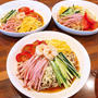 ランチはタレから作る冷やし中華です〜！！