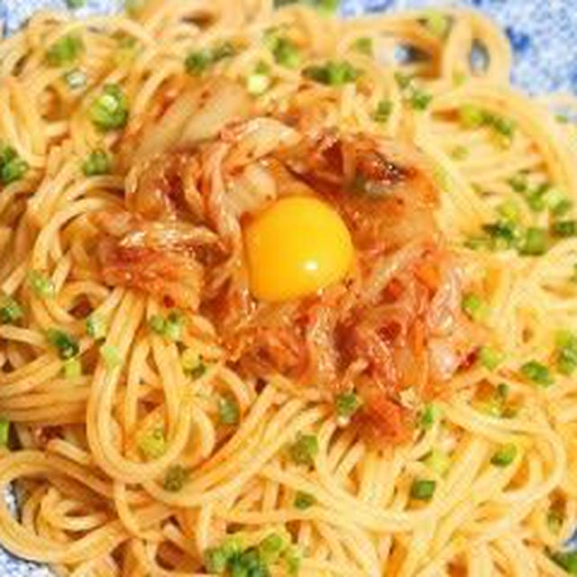 8月28日　　キムチパスタ